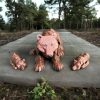 Flexi - Brown Bear with Babies (Keychain) - Articulating