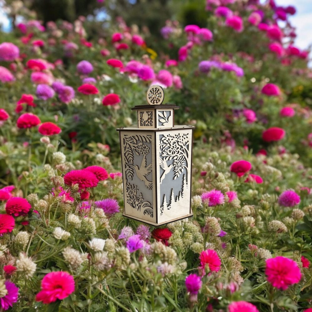 Sm Spring/Summer Lantern - Wood