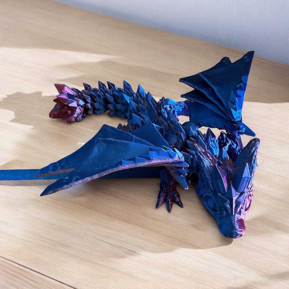 Flexi - Crystal Winged Dragon - Articulating - Large