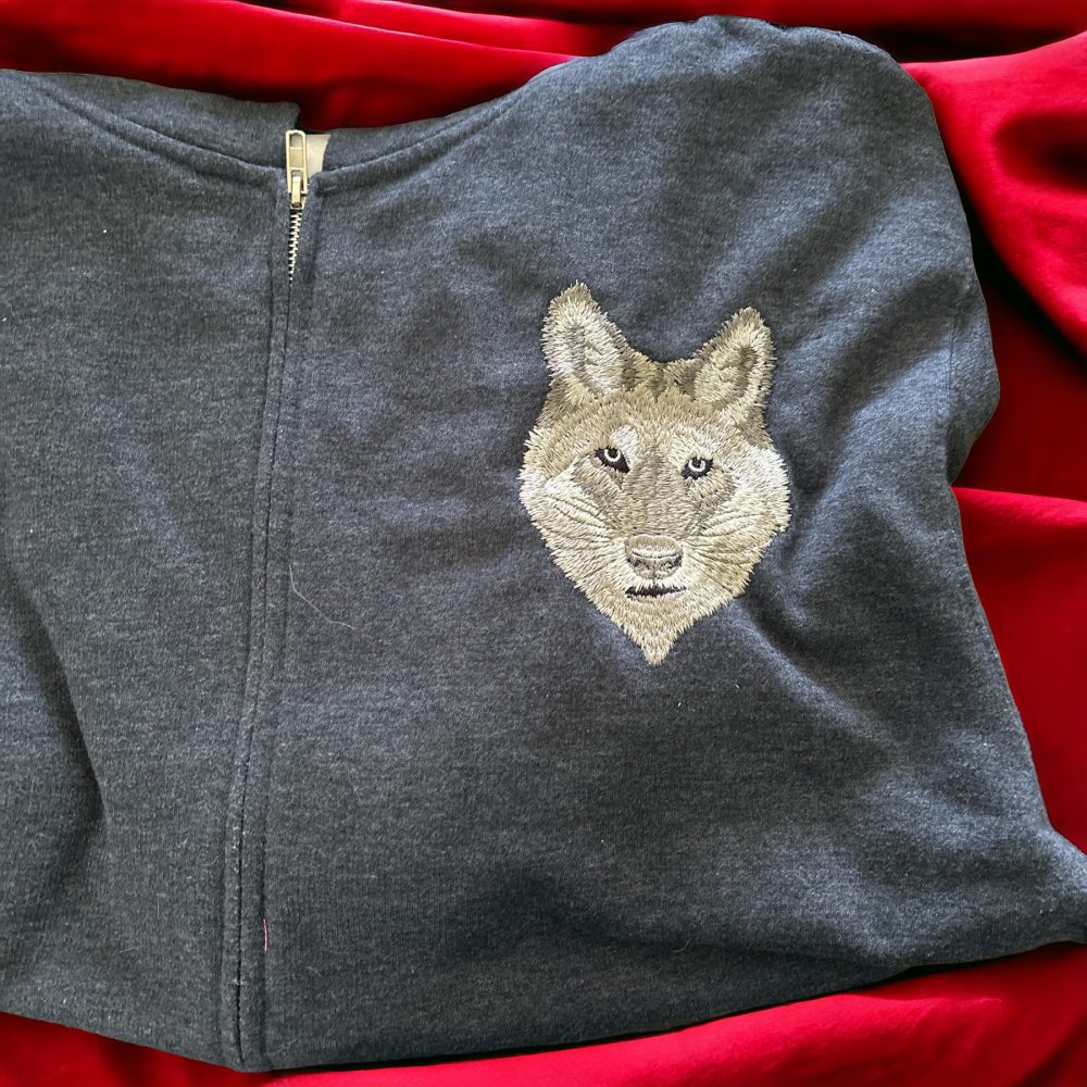 Embroidery Wolf Design - Image 2