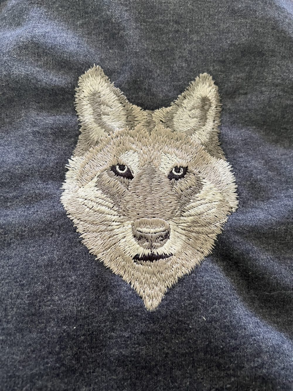 Embroidery Wolf Design