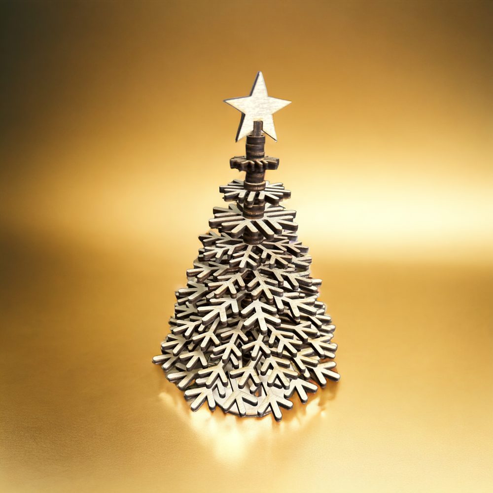 Christmas Laser Cut Standing Layered Tree