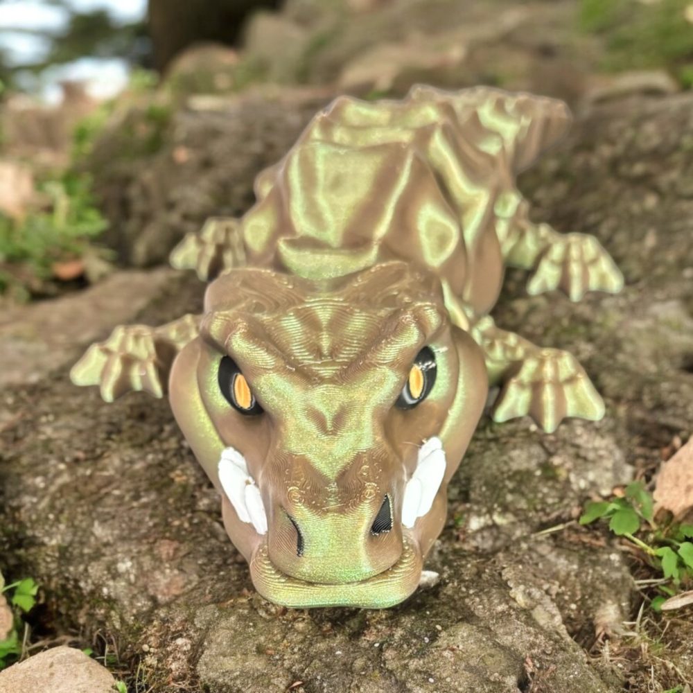 Flexi - Green Alligator - Articulating