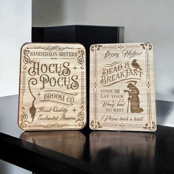 Halloween Hocus Pocus Broom Co Sign