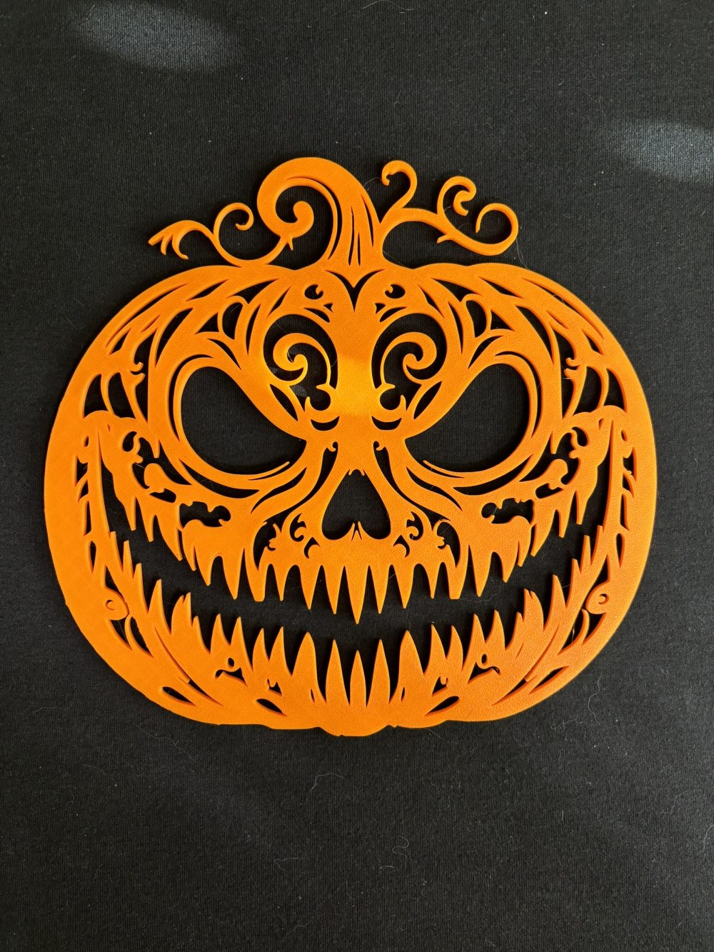 Sinister Pumpkin Wall Hanging