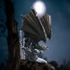 Winged Dragon Standing on Rock Formation