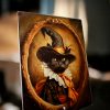 Halloween Cat Picture on Glass
