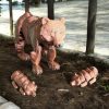 Flexi - Brown Bear with Babies (Keychain) - Articulating - Image 3