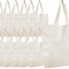 Tote 100% Natural Canvas - Cream