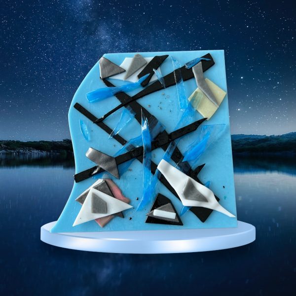Blue Abstract Art Piece