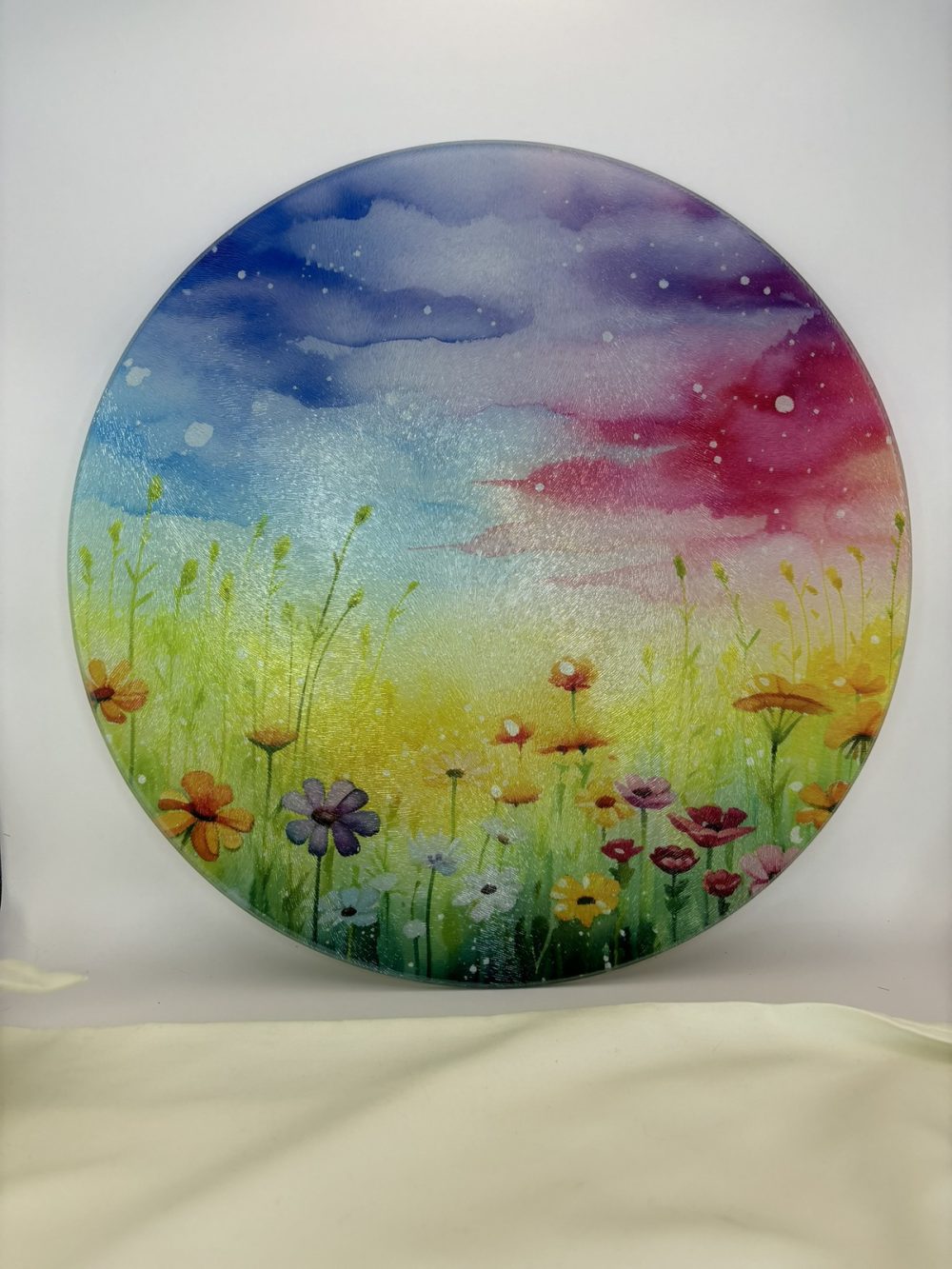 Cutting Board - Glass - Sublimation (Round)