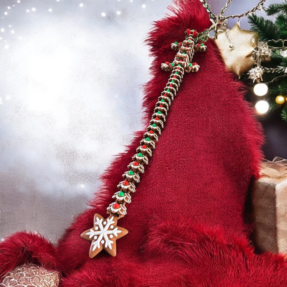 Gingerbread Dragon (Lg) Flexi - Articulating - Image 2
