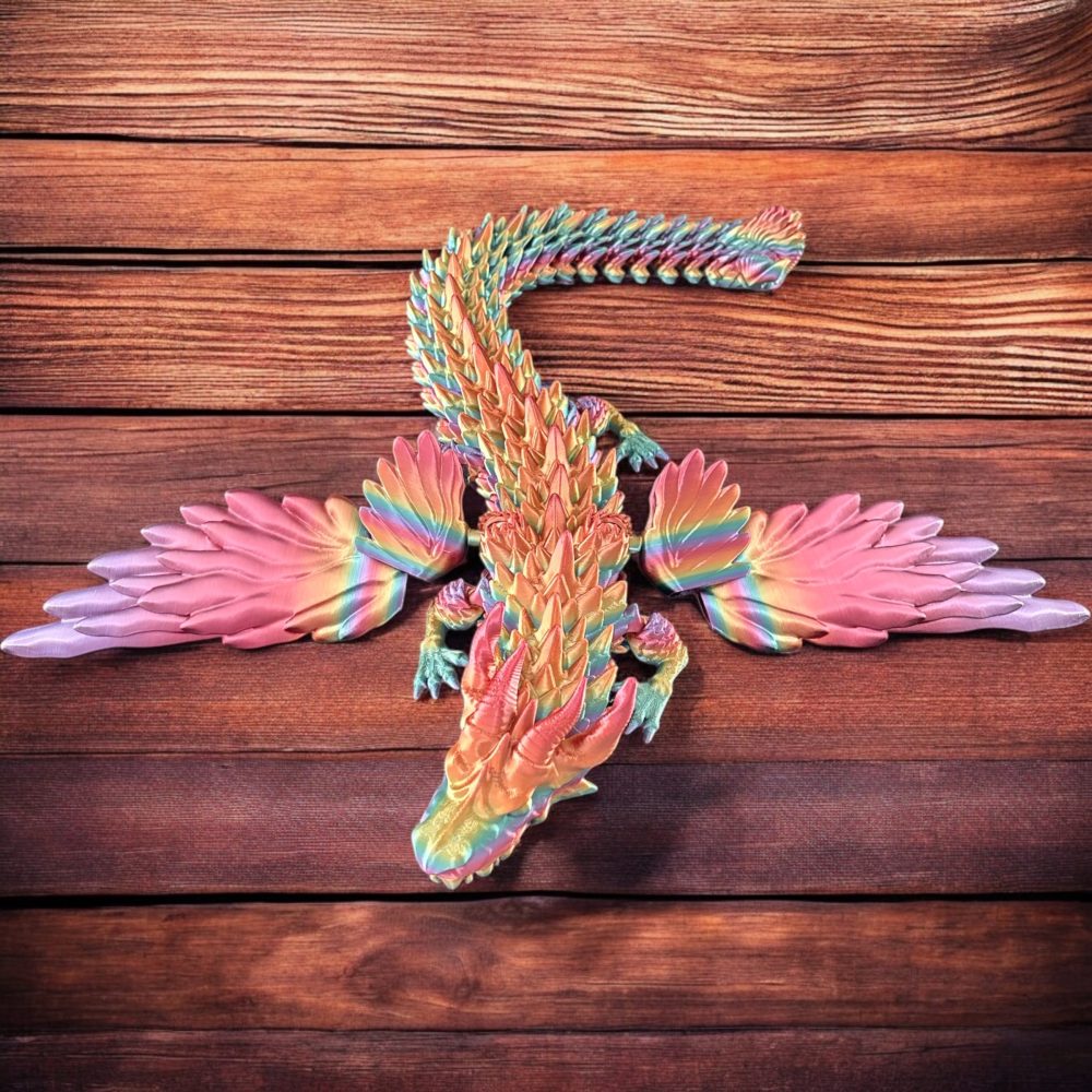 Dragon Draconic Hollowmaker Winged Articulating - Lg - Image 2