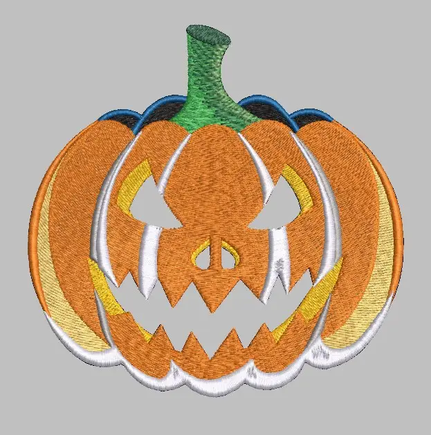 Jack o Lantern Pattern Laser Lines & Stitches