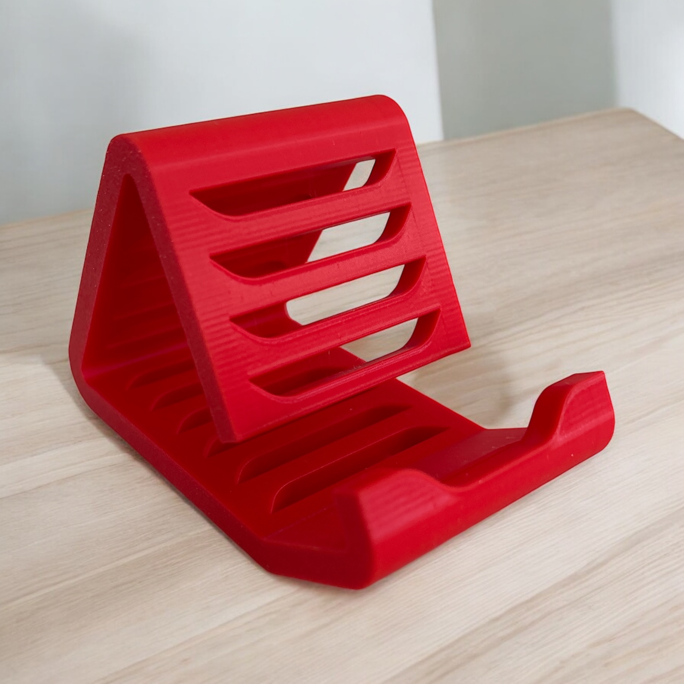 Phone Stand with Wide Smile Design