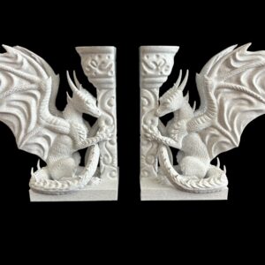 Winged Dragon Bookends