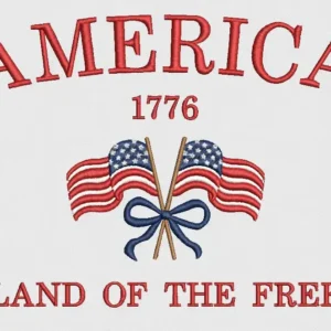 America Land of the Free Pattern