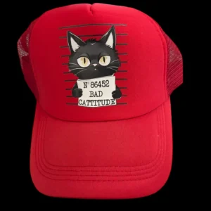 Bad Cattitude Trucker Cap
