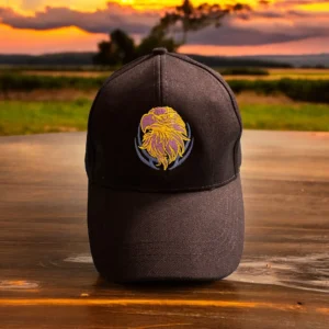 Black Hat with Eagle Pattern
