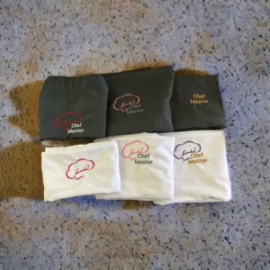 Chef Master Pattern Embroidered Apron