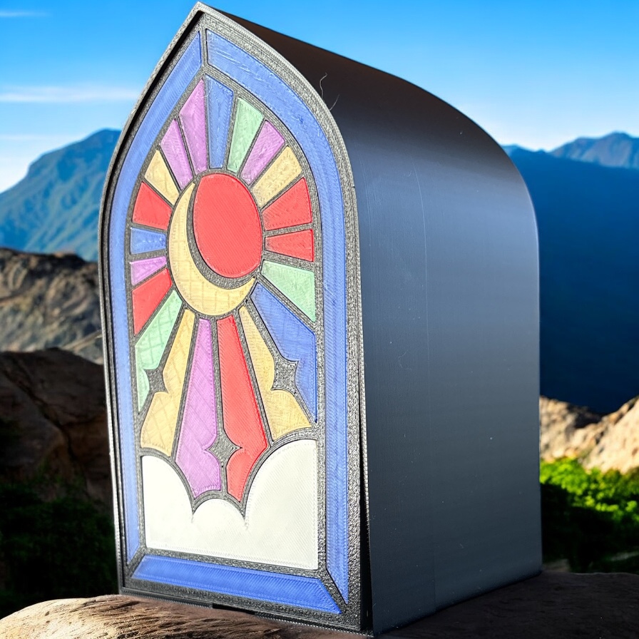 Lighted Church Window Box - Image 2
