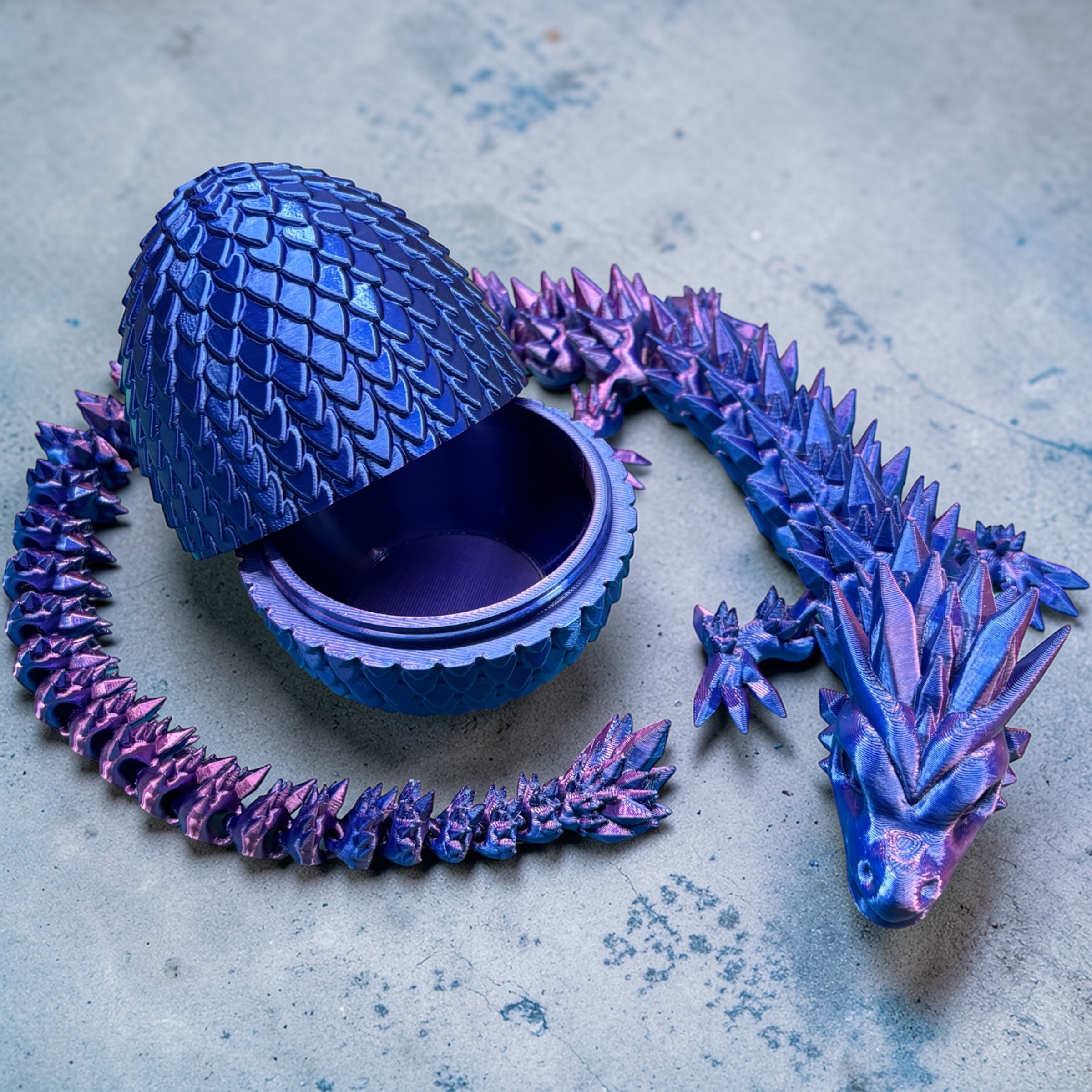 Dragon Egg with Articulating Dragon - Image 2