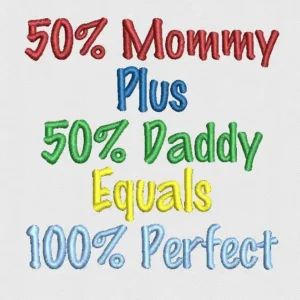Fifty Percent of Each Equal Hundred Percent Perfect Pattern