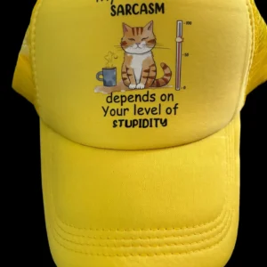 My Level of Sarcasm Cat - Trucker Cap