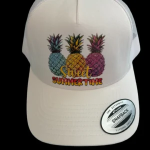 Sweet Summer Time Pineapple Trucker Cap