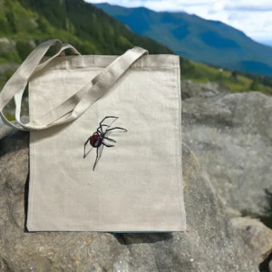 Black Widow Pattern Tote