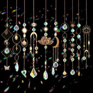 Gold Prism Sun Catchers – Set of 10