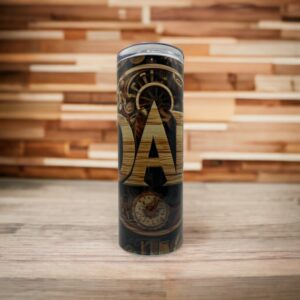 Dad in Wood Tumbler
