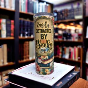 Easily Distracted by Books Tumbler