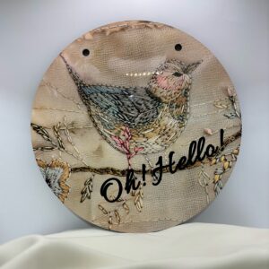Oh Hello Bird - Door or Wall Hanging