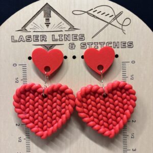 Red Knitted Heart