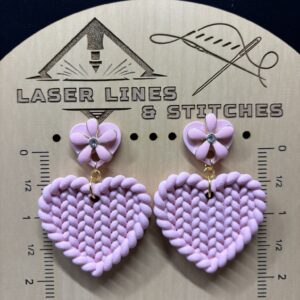 Pink Knitted Heart