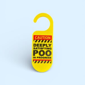 Caution Sign for Bathroom