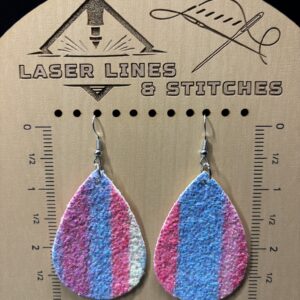Pink Blue Teardrop