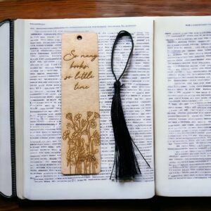 Wood Bookmarks - So Many Books
