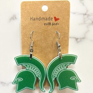 MSU Spartans Earrings