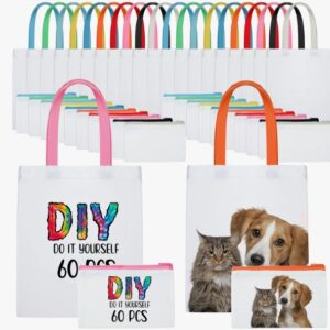 Canvas Tote w/ Cosmetic Bags