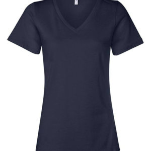 Women’s Relaxed Jersey V-Neck Tee 6405