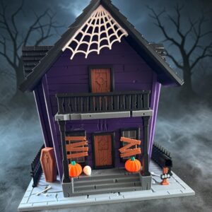 Halloween House Candy Dish Diorama