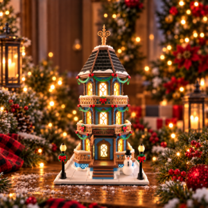 Snowy Christmas Candy Shoppe Diorama