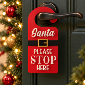 Santa’s Stop Here Door Hanger