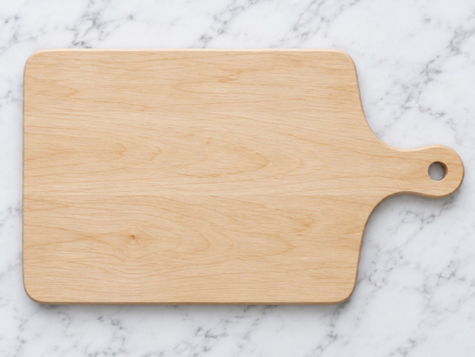 Preview of a personalized maple board